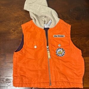 Vintage Baby Boy construction Vest